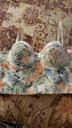 Push up crop top corset