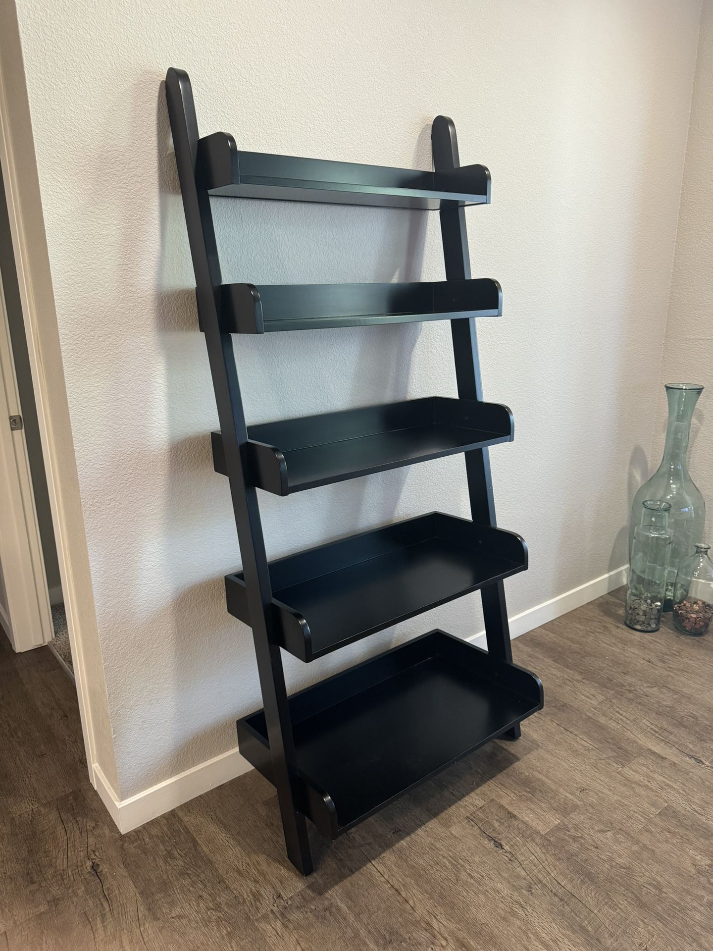 Crate & Barrel Leaning Ladder Shelf