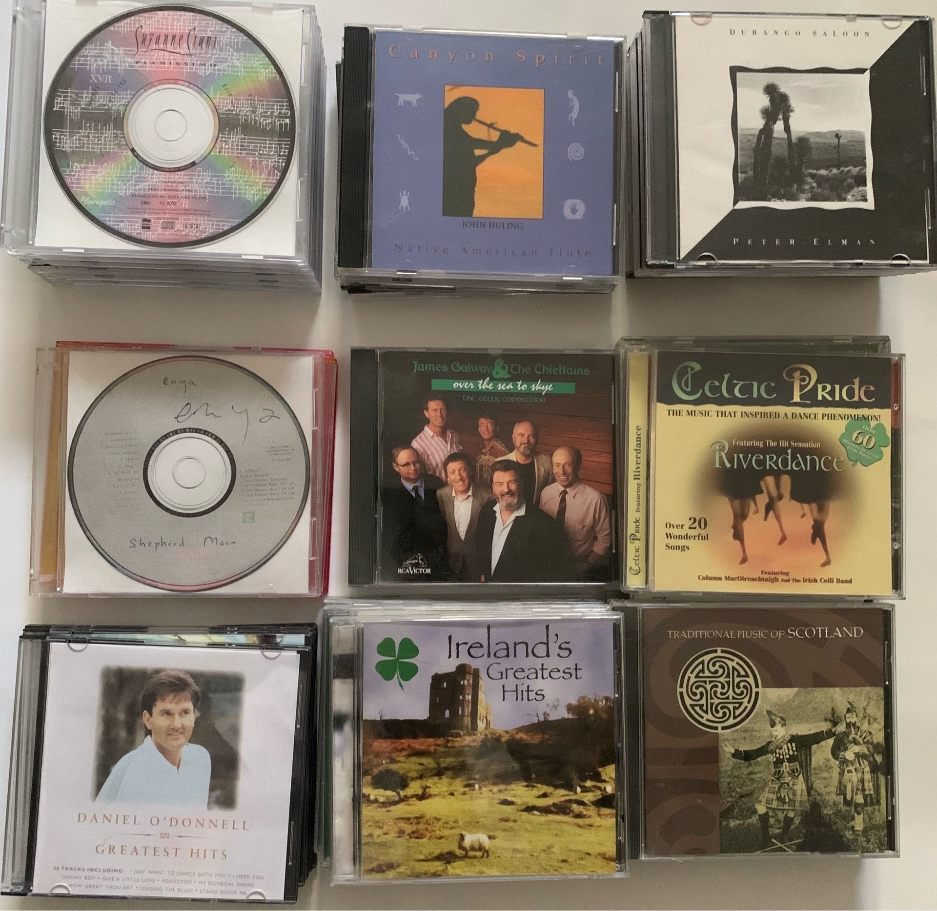CDs- (40) World/Celtic Music