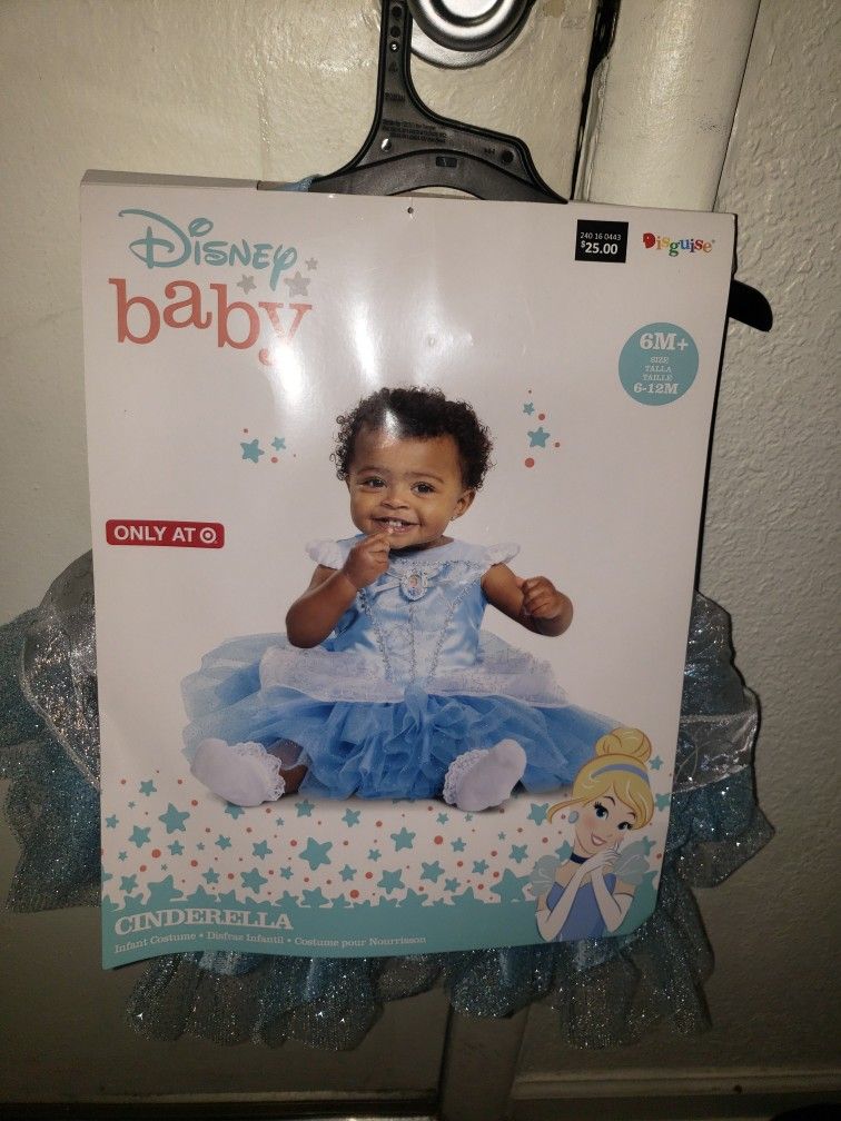 Brand New Disney Baby Cinderella Costume 