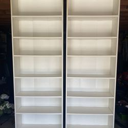 IKEA Billy Bookcase with extension top shelf. The other shelves are adjustable as well $75 each