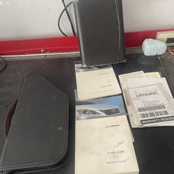 2009 Lexus IS250/350 Owners Manual and Tool Kit