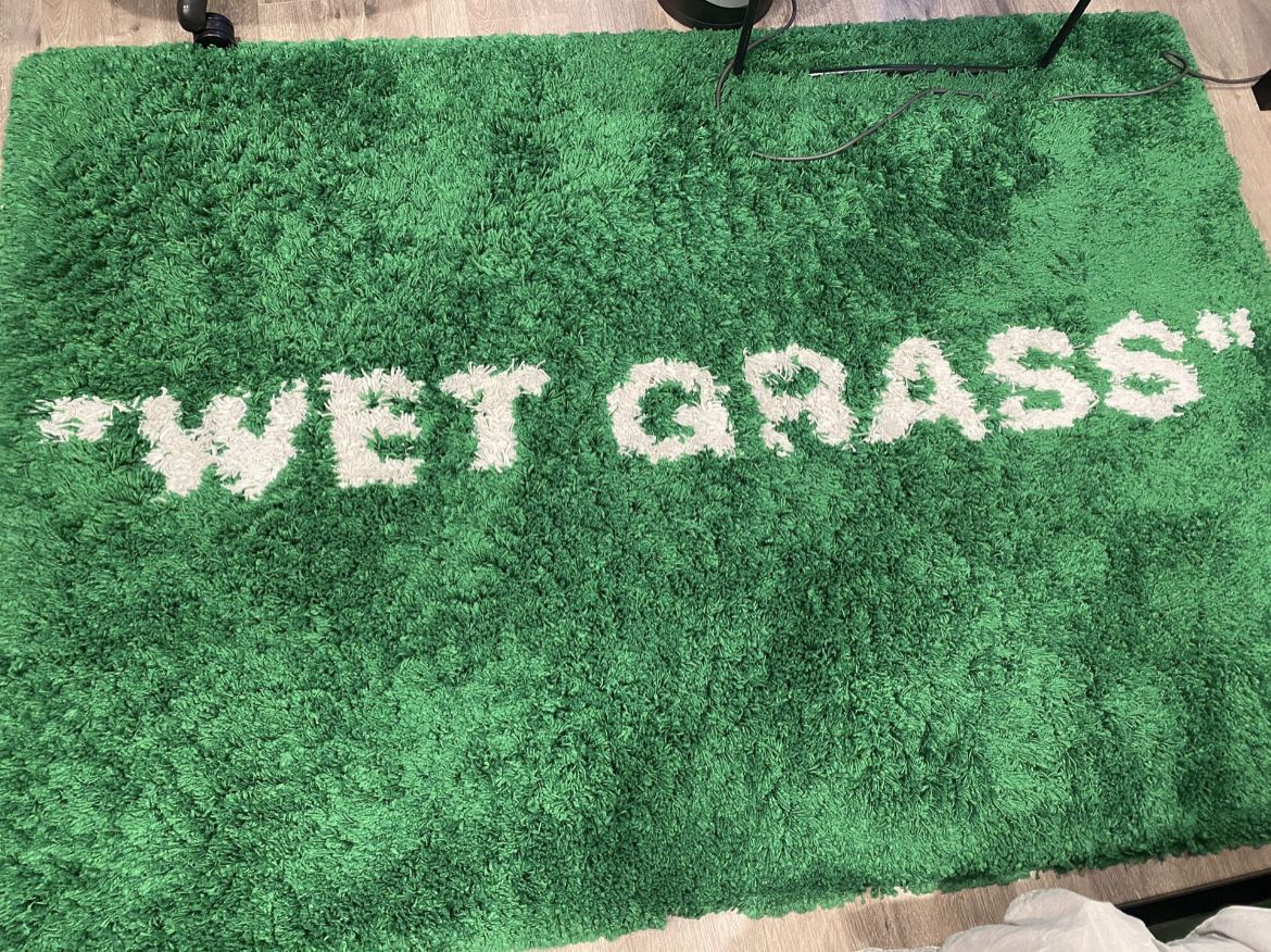 Virgil Abloh & Ikea Marked, rug, Wet Grass, Designed in 2019