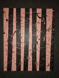 Salmon Abstract Painting