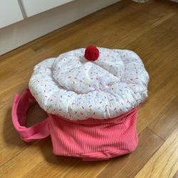 Dog Halloween Costume Pink White Cupcake Medium