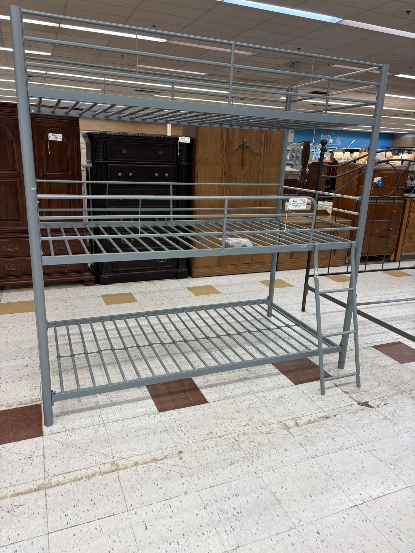 Triple Metal Bunk Bed