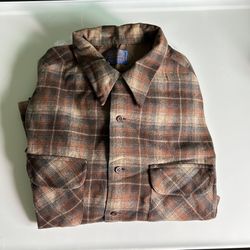 Pendleton Wool Plaid Shirt XL