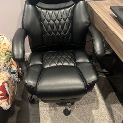 Leather Office Chair Perfect Condition Heavy Duty