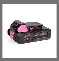 WORKPRO 20V 2.0Ah Replacement Li-ion Battery for 20V Cordless Drill Driver (W004580AE)