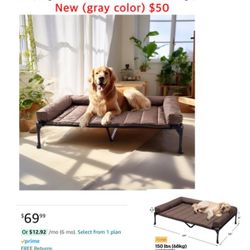 New elevated pet bed XL $50 pick up east Palmdale Cash only pick up only  All items sold as is no returns we will open and check everything out before