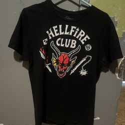 Stranger Things Hellfire Club Shirt, Size Medium 