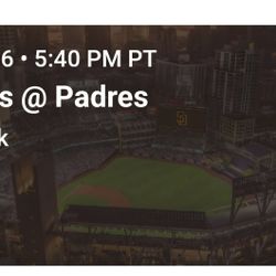 San Diego Padres vs. Mariners 4/16 