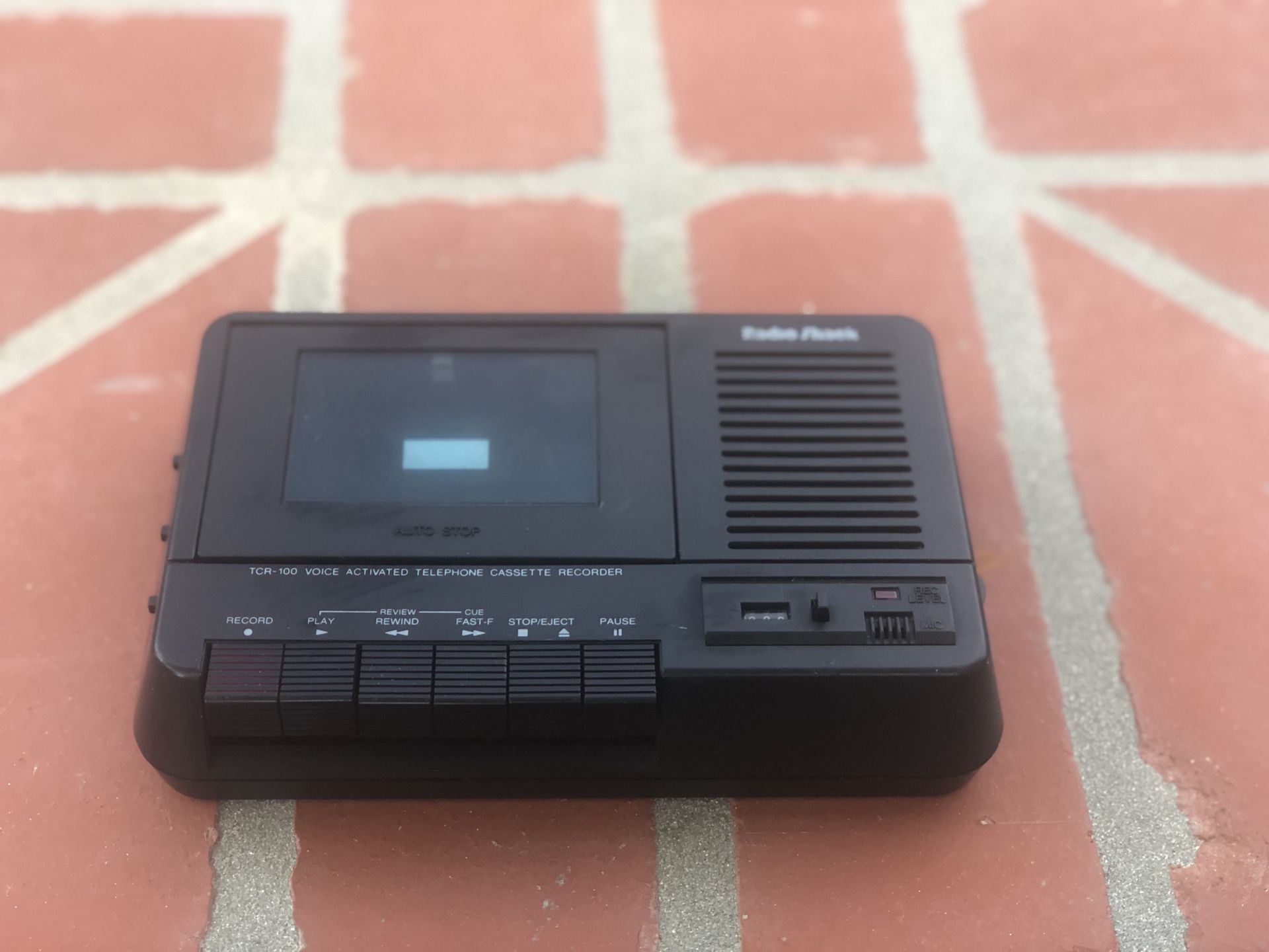 80s Radio Shack Cassette Voice Recorder