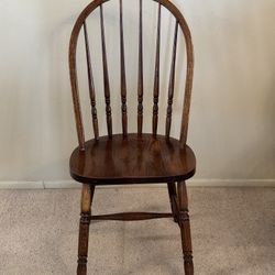 Solid Wood Made In USA H.W. HW Hull & Sons Spindle Side Chair