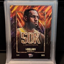 LeBron 👑James 50k Points PSA 10 