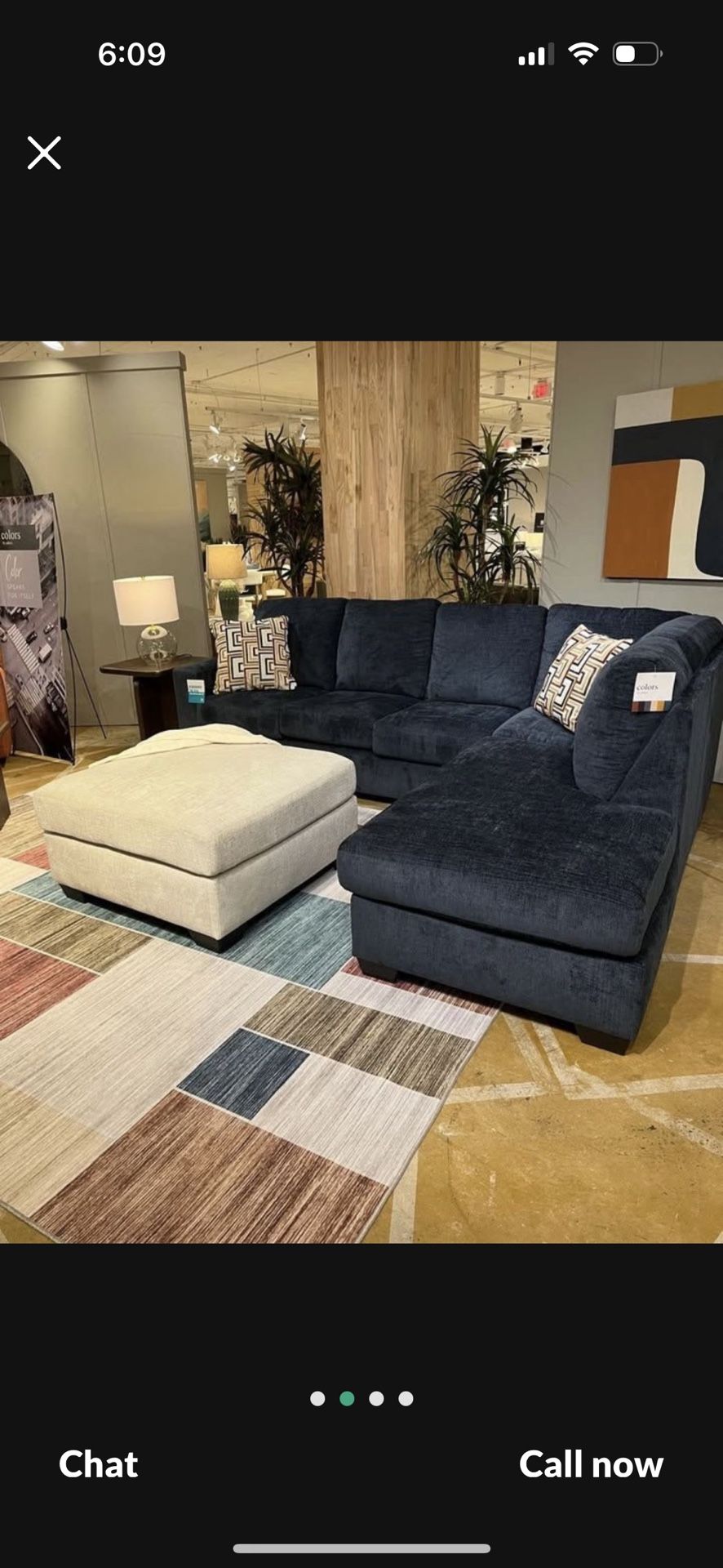 Sectional In Stock For Fast Delivery