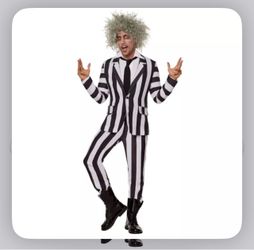 Beetlejuice Costume Mens Medium