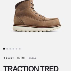 Redwing Boots- TRACTION TRED LITE Women's 6-inch Waterproof Safety Toe Boot