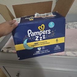 Pampers ZZZ Size 6 Diapers