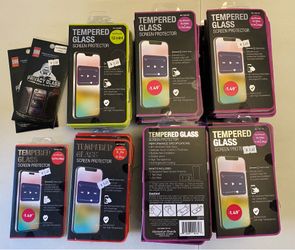 Bulk Lot of 70+ iPhone Tempered Glass Screen Protectors