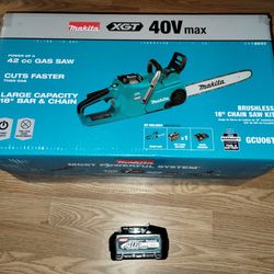 Brushless Electric Cordless Chainsaw Kit (5.0Ah) wi