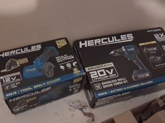 Hercules 12V Cut Off Tool & 20V Drill Driver Combo Kit