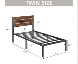 Heavy Duty Metal Frame – Used Once for a Week
