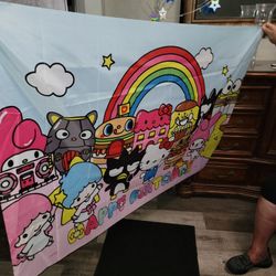Sanrio Hello Kitty birthday Banner and cupcake holder