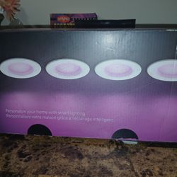 Phillips Hue White And  Color Ambiance 5/6 High Lumen Recessed  Downlight (4-pack)