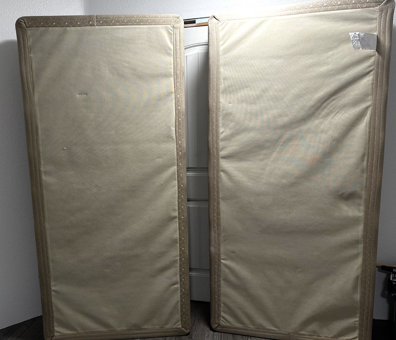 2 Twin Size Box Springs & King Size Mattress