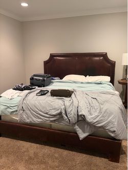 King Leather Bed Frame