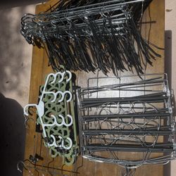 Lot Of Closet Organizers Space Saver Clothes Hangers