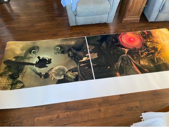 2009 Animated Sci-Fi Horror Film “9” Bus Side Poster 2.5x12’