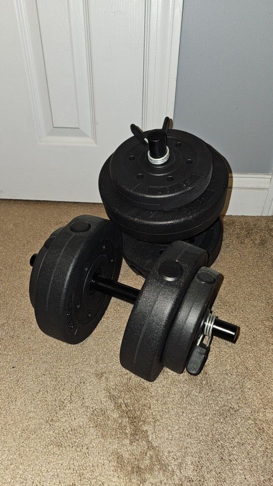 CAP Barbell Standard Vinyl 40lb Weight Plate Set