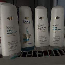 Dove Shampoo And Conditioners 
