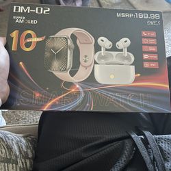 Smart Watch ANC Headphone Combo