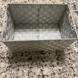 Gray Decoration Basket $10