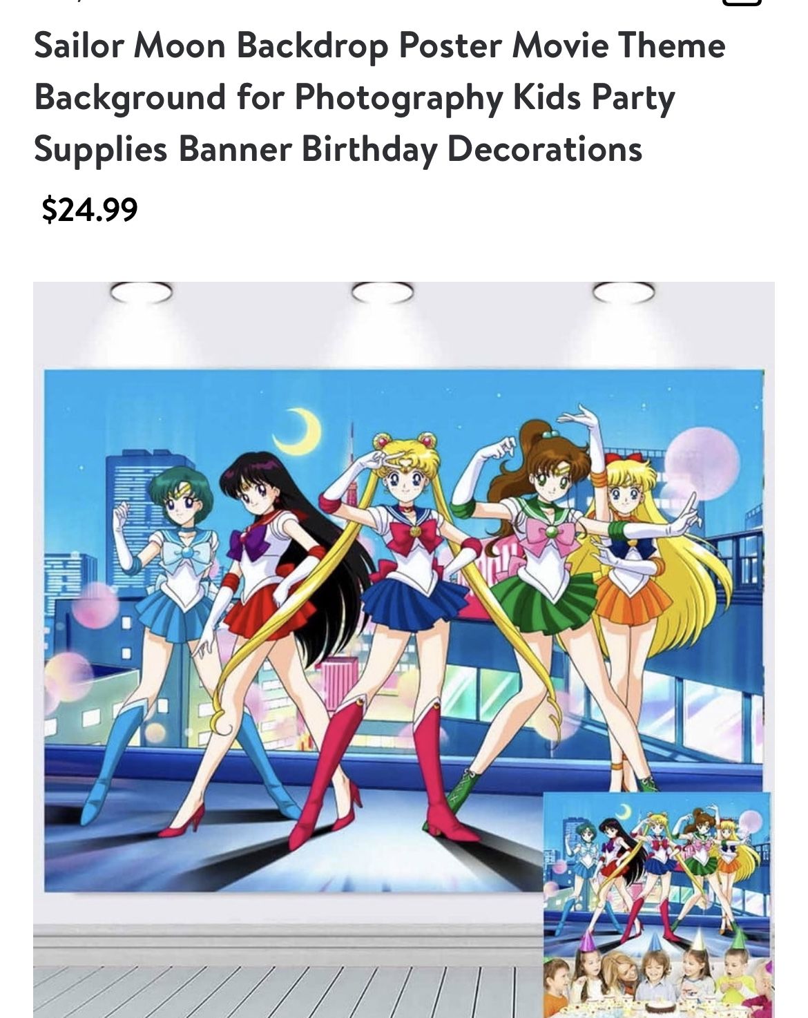 Sailor Moon Backdrop