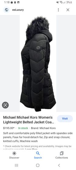Brand New Michael KORS 3/4 LENGTH COAT 