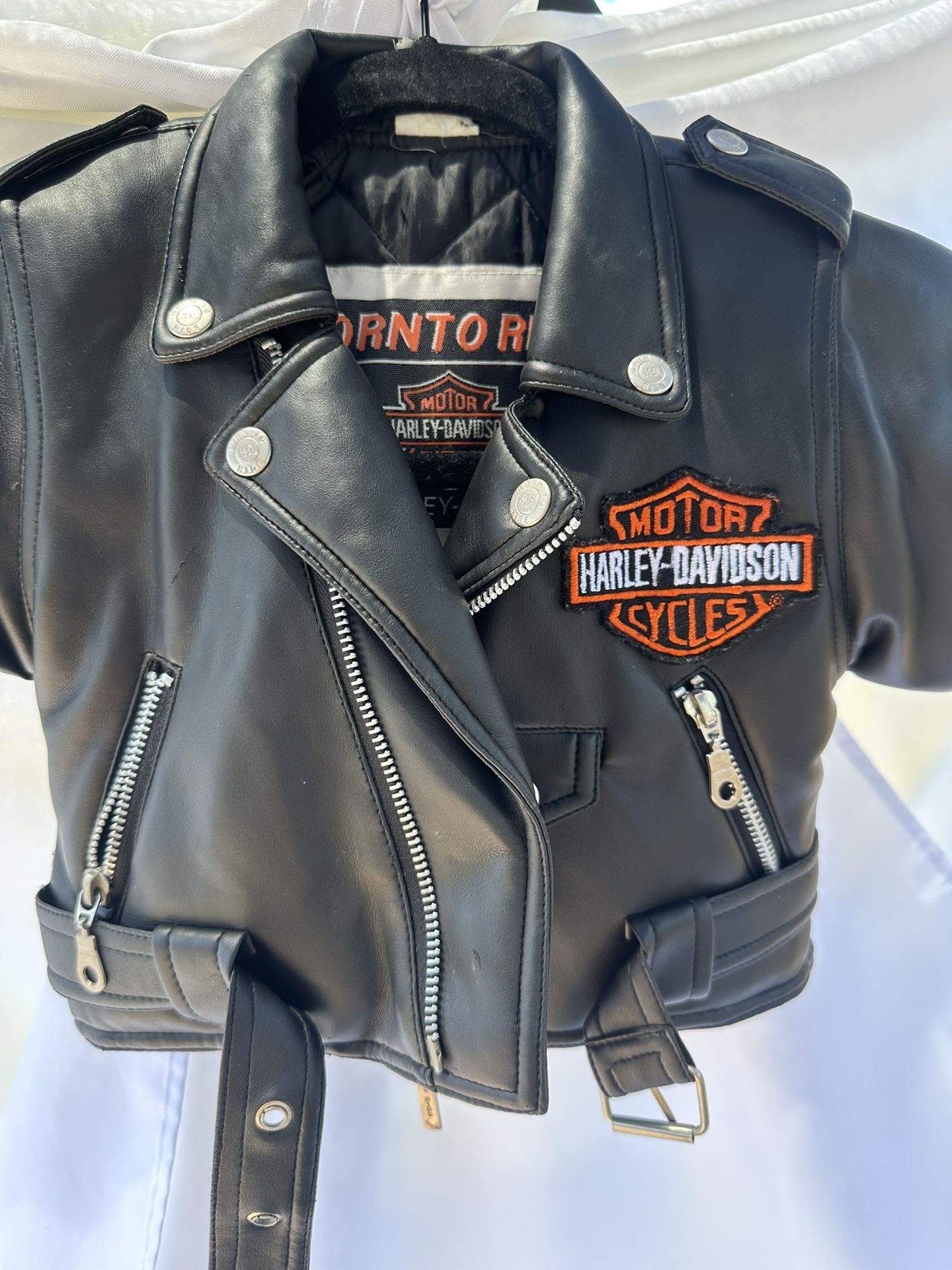 Vintage Harley-Davidson Toddler Leather Jacket
