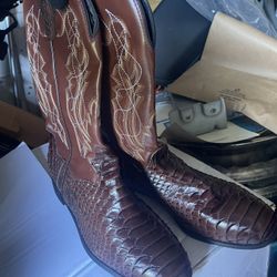 Brown Cowboy Boots (size 43)