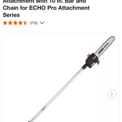 Echo Pruner pole saw attachment