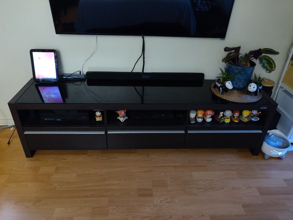 TV Television Console Table Stand And Entertainment Center