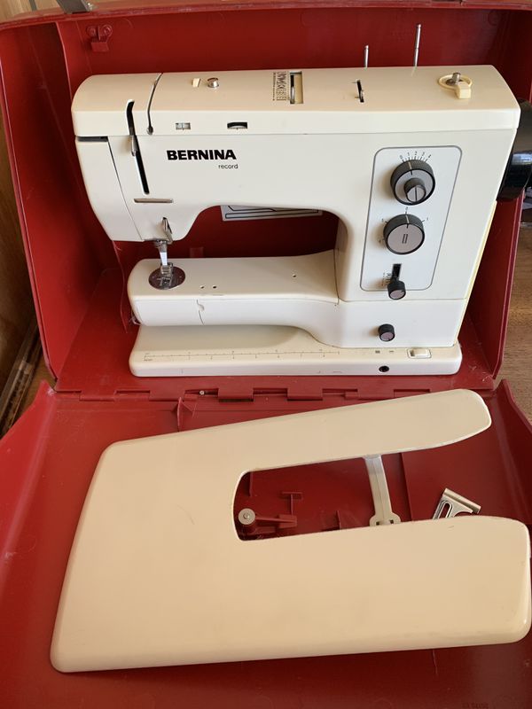 Vintage Bernina 830 707b Sewing Machine with case and accessories for