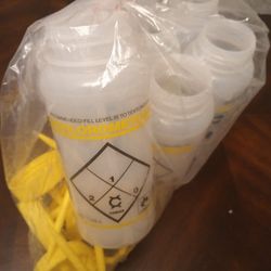 16 oz. Scienceware® Dichloromethane Wash Bottle with Yellow Dispensing Nozzle

