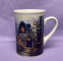 Thomas Kinkade mug Sweetheart Cottage III coffee cup 2004