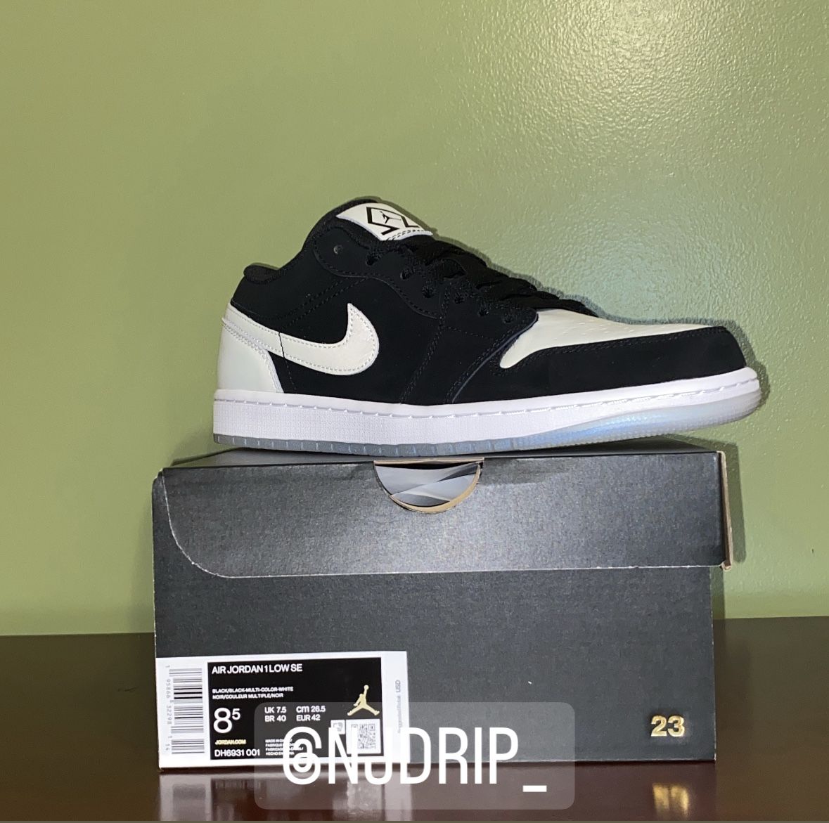 Nike Air Jordan Diamond Short 1’s Size 8.5