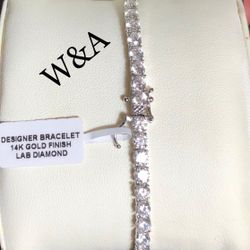 4mm Men’s Lab Diamonds Bracelet 