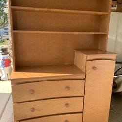Baby Changing Table, Dresser and Shelving