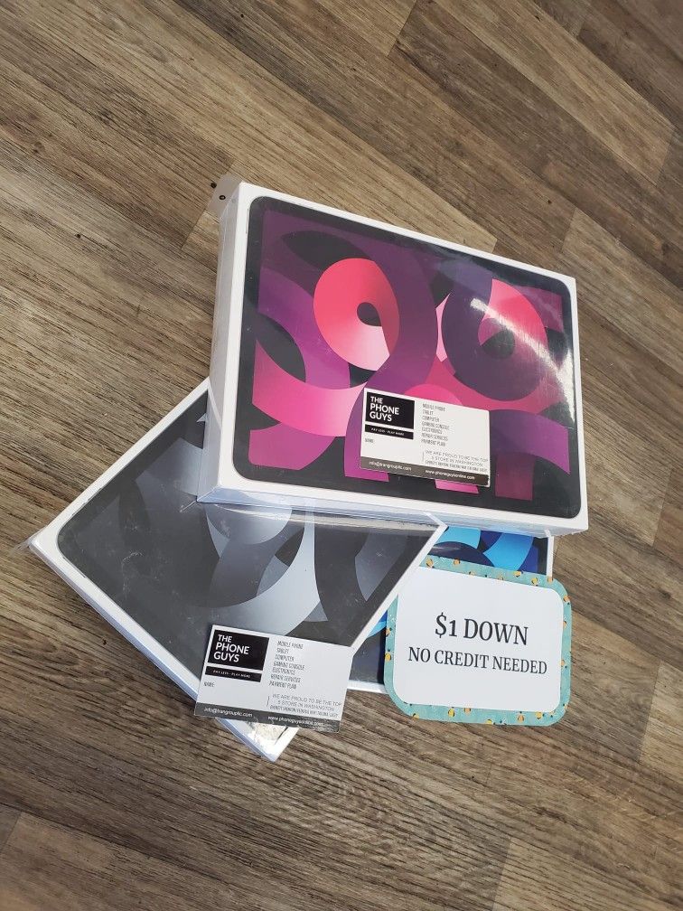 New Apple IPad Air 5th Gen Tablet Pay $1 DOWN AVAILABLE NO CREDIT NEEDED